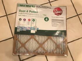204189925 Rheem Box Of 12 - Performance Air Filters Fpr4 Dust And Pollen High 18x18x1