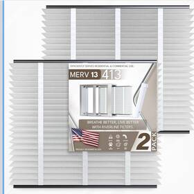 Rlm-413 Riverline 2-pack Filter Replacement For Aprilaire 413 Whole House Air Purifiers - Merv