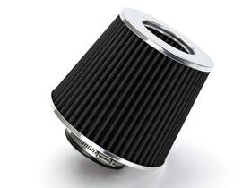 Af25ck Rtunes Racing Black 2.5 Inch 63.5 Mm Inlet Cold Air Cone Replacement Performance Washable Clamp