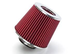 Af3r Rtunes Racing Red 3 Inch 76 Mm Inlet Cold Air Cone Replacement Performance Washable C... Fast Ship