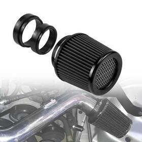 Us-af014-a-bk Rulline 76mm 89mm 102mm Air Filter 3 Inch 3.5 4 Cold Intake Universal Clamp-on