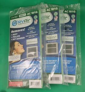 Rvair 861211000407 Rv Air Ac 101g Merv 6 Filter Inch X 13.5 Nip - 3 Piece Lot