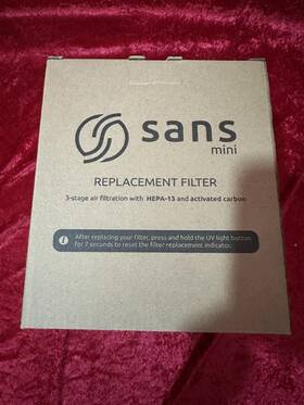 Aprf-02 Sans Mini Three Stage Hepa 13 Carbon Activated Air Filter Replacement