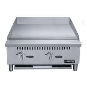Savedays 313087810869 24 Inch Griddler Depth 2-burner Commercial Griddle In Stainless Steel With 4 L