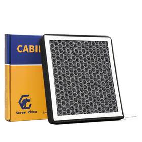 Cf10709 Screw Rhino Cabin Hepa Air Filter Replacement For 7.9 Inch X 8.9 0.7