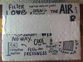 Bt108.01164214 Second Nature 3 Air Filters Catch Some 16.5 Inch X 21.5 1 Nib