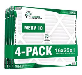 Sendbliss 742937112110 Air Filter Merv 10 4-pack - Pleated Conditioner Hvac Ac Furnace Fil