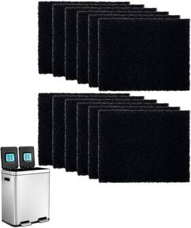 Shurex 0727387702906 12 Pack Replacement Odor Absorbing Filter Refills For Home Zone Living Kitchen T