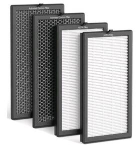Siesean Ap400 Official Genuine Replacement Filter Set 4-pack 2 H13 True Hepa