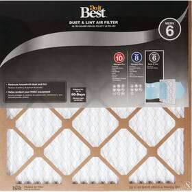 Sim Supply Inc. 009326451749 Do It Best 24 Inch X 1 Dust And Lint Merv 6 Furnace Filter Pack Of 12