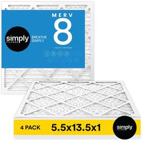Simply 810133783967 Filters 18x27x1 8 Mpr 600 Air Filter 4 Pack - Actual Size 17.75x26.75x0