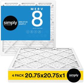 Simply 810133784254 20.75x20.75x1 Air Filter 8 Mpr 600 4 Pack For Home Ac Furnace And Hvac Act