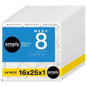 Simply 810133787811 16x25x1 Air Filter Merv 8 Mpr 600 Pack Furnace For Hv
