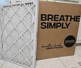 00810133788597 Simply Filters Air Filter 6-pack 18 Inch X 24 1 Merv 11 Multi-pleat Indoor