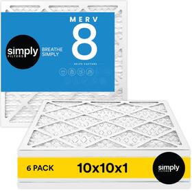 Mf101014 Simply Filters 10x10x1 Merv 8 Air By 8-pack For Cleaner In Homes And Offices