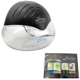 Sirena 860002612584 Twister Deluxe Pack Black Including Fragrance Pack- Water Filter Air Freshe