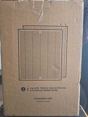 Ap-528 Skymechy 2pk True Hepa Filter For Air Choice Cleaner Purifier 3-in-1