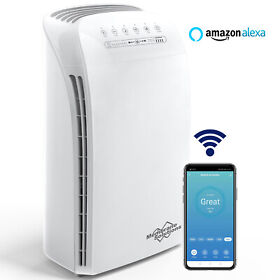 Herap020m Smart Air Purifier For Allergies Wifi H13 Hepa Purifiers Home Large Room
