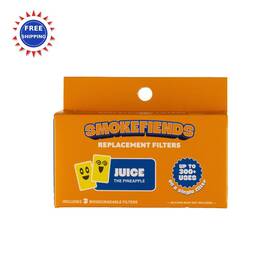 Smoke Fiends 810051268102 3 Pack Replacement Filters Discreet Hepa Carbon Filtration