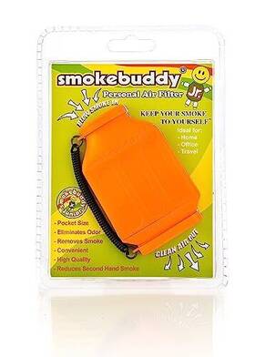 Smokebuddy 651277420314 Smoke Buddy Orange Junior Personal Air Filter