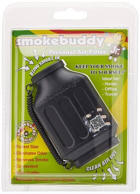 Smokebuddy 778295623722 Jr Black Personal Air Filter