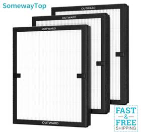 E-200 Somewaytop 445048036070 3pk True Hepa Filters For Lunino Air Purifier Filter With Activated Carbon