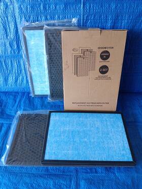 Somewaytop 445053559502 H13 Hepa Replacement Filter Set - For Airmax 8l Purifier 2 New Sets
