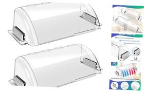 Clear-2 Soul Link Syyt001 2 Pack Adjustable Air Vent Deflector - 9 Inch To 15.5 Magnetic Floor