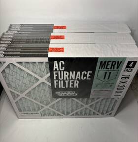 611620 Spear Head P15s 6 Pack 16x20x1 Merv 11 Spearhead Air Filter Replacement Ac Furnace Of 12