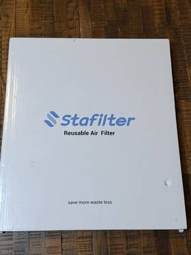 X004c2p75l Stafilter 12x12x1 Reusable Air Filter Washable Eco-friendly Pleated Hvac Ac