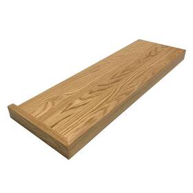 Stairtek 445017149138 Retread 0.625 Inch X 11.5 42 Prefinished Natural Red Oak Left Return Sq