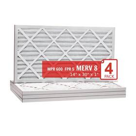Sterling Seal & Supply Inc. 756995001460 14 Inch X30 X1 Dp Max Extended Pleat Air Guard 8 Filter 4 Pack
