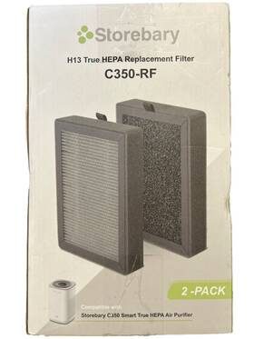 C350-rf Storebary 2 Pack - H13 True Hepa Replacement Filter For High-efficiency