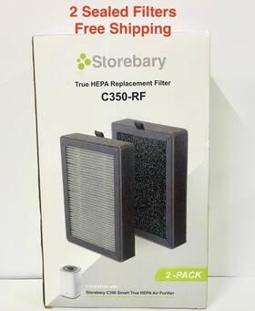 C350-rf-replace Storebary C350-rf True Hepa Air Purifier Replacement Filter High Efficient 2pack