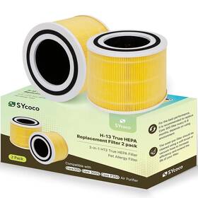 88777206091432 Sycoco H13 True Hepa Pet Allergy Filter For Core 300 300s P350 Air Purifier 2pk