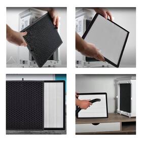 Lv-pur131 Tablenco 131-rf For Levoit Air Purifier Replacement Filter 2 Filters And True