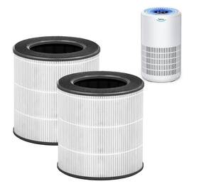 Tailulu 313101843811 For 2 Packs D09 Air Purifier Replacement Filter 3-in-1 H13 True Hepa A