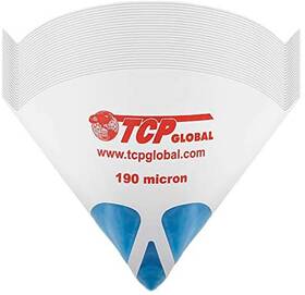 Tcp Global 711181238389 50 Pack Of Paint Strainers With Fine 190 Micron Filter Tips - Premiu