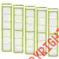 Tf50-silver-5 Tf50-silver Pack Alen Hepa-silver Replacement Filter For Paralda Air Purifier 893127001780