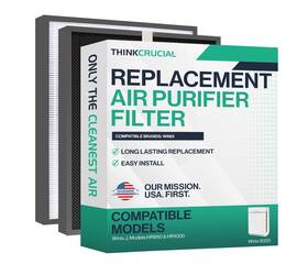 Hr1000 Think Crucial 117130 Repl Winix J Air Purifier Filter And Carbon Hr950 Part #