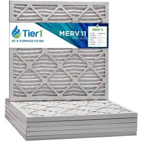 Tier1 700355932000 20x20x1 Merv 11 Pleated Air/furnace Filter - 6 Pack