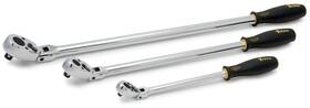 11303 Titan 3-piece 36-tooth Extra-long Flex Head Ratchet Set
