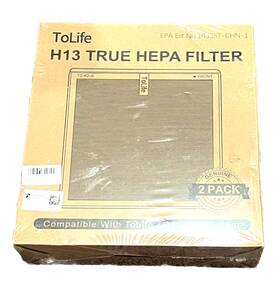 Tz-k2-a Tolife Air Filter Replacement For Purifier Tz-k2 H13 Hepa Activated Carbon Pre-filter
