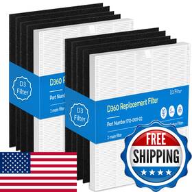 B0c2cn3bbn Tomoral D360 Replacement Filter D3 Compatible Winix Air Purifier Part