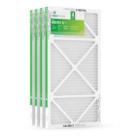 Trightfilters 745278647242 14x30x1 Air Filter 4 Pack Merv 8 Pleated Dust Defense Filt