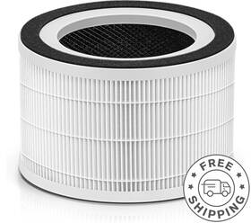 Uaswpart 726323574041 True Hepa Afloia Air Filter For Fillo/halo And Allo Purifier 3-in-1 Filtration