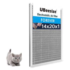 Ubeesize 840322304994 14x20x1 Reusable Electrostatic Air Filter Hvac Ac Furnace 8 Washable