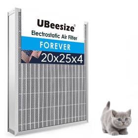 Ubeesize 840322306363 20x25x4 Air Filter Hvac Ac Furnace Filterreusable Washable Lasts A L