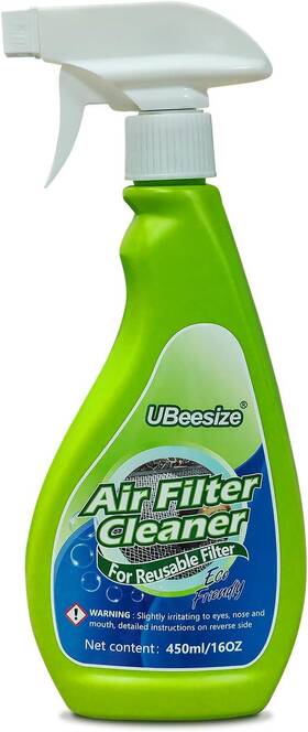 Aq-qx01gr-ub Ubeesize Hvac Air Furnace Filter Cleaner 16 Oz Fresher Spray Bottle