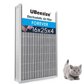 Ub-lkw16254 Ubeesize 16x25x4 Reusable Air Filter - Washable Merv 8 Permanent Electrostatic Las